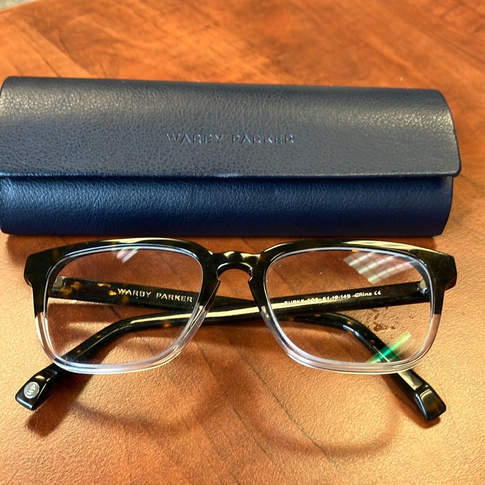 Warby Parker Burke 203 in Tennessee Whiskey Glass Frames